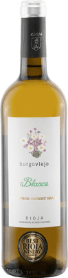 9,95 € Envio grátis | Vinho branco Burgo Viejo Blanco Organic D.O.Ca. Rioja La Rioja Espanha Viura, Tempranillo Branco Garrafa 75 cl