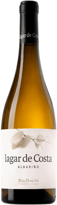 10,95 € Envio grátis | Vinho branco Lagar de Costa D.O. Rías Baixas Galiza Espanha Albariño Garrafa 75 cl