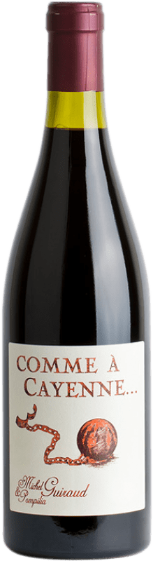 15,95 € Бесплатная доставка | Красное вино Jeff Carrel Michel & Pompilia Guiraud Comme à Cayenne Saint-Chinian Occitania Франция Grenache, Carignan бутылка 75 cl