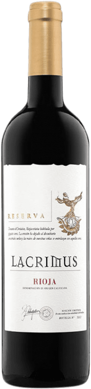 18,95 € Бесплатная доставка | Красное вино Rodríguez & Sanzo Lacrimus Резерв D.O.Ca. Rioja Ла-Риоха Испания Tempranillo, Grenache, Graciano бутылка 75 cl