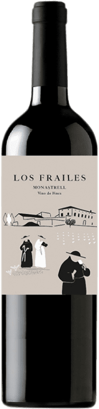 7,95 € Spedizione Gratuita | Vino Rosso Casa Los Frailes D.O. Valencia Comunità Valenciana Spagna Monastrell Eco — Biologico 75 cl