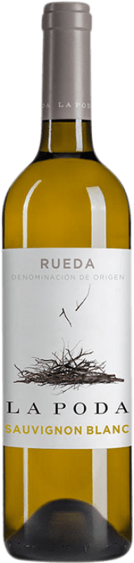 11,95 € Envío gratis | Vino blanco Caserío de Dueñas La Poda Crianza D.O. Rueda Castilla y León España Sauvignon Blanca Botella 75 cl