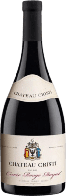 42,95 € Kostenloser Versand | Rotwein Château Cristi Cuvée Rouge Royal Valul Lui Traian Rumänien Merlot, Cabernet Sauvignon, Malbec Flasche 75 cl