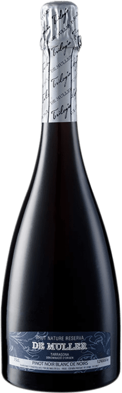 14,95 € 免费送货 | 白起泡酒 De Muller Trilogía D.O. Tarragona 加泰罗尼亚 西班牙 Pinot Black 瓶子 75 cl
