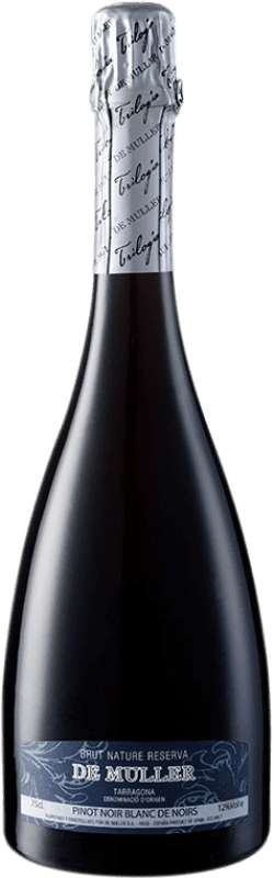 10,95 € Envoi gratuit | Vin Mousseux Blanc De Muller Trilogía D.O. Tarragona Catalogne Espagne Pinot Noir Bouteille 75 cl