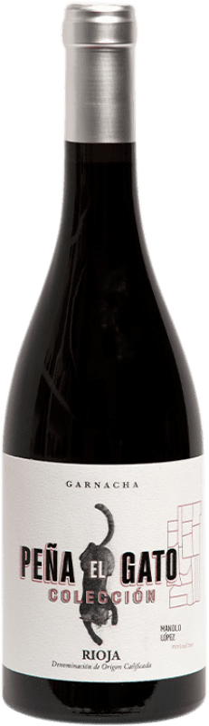 24,95 € Free Shipping | Red wine Sancha Peña El Gato Manolo López D.O.Ca. Rioja The Rioja Spain Grenache Bottle 75 cl