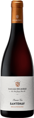 75,95 € 免费送货 | 红酒 Edouard Delaunay 1er Cru Beauregard A.O.C. Santenay 勃艮第 法国 Pinot Black 瓶子 75 cl