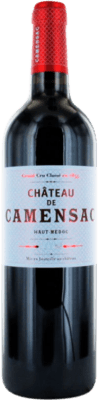 36,95 € Envío gratis | Vino tinto Château de Camensac A.O.C. Haut-Médoc Burdeos Francia Merlot, Cabernet Sauvignon Botella 75 cl