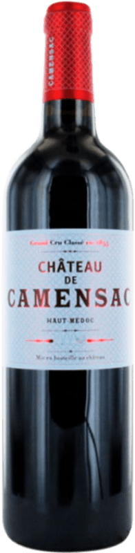 36,95 € 免费送货 | 红酒 Château de Camensac A.O.C. Haut-Médoc 波尔多 法国 Merlot, Cabernet Sauvignon 瓶子 75 cl