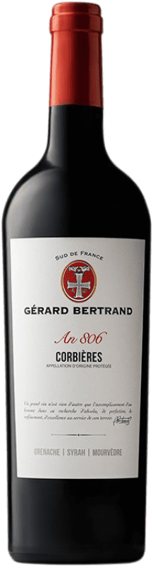 16,95 € Envoi gratuit | Vin Rouge Gérard Bertrand Héritage A.O.C. Corbières Languedoc-Roussillon France Syrah, Garnacha — Grenache, Mourvèdre Bouteille 75 cl