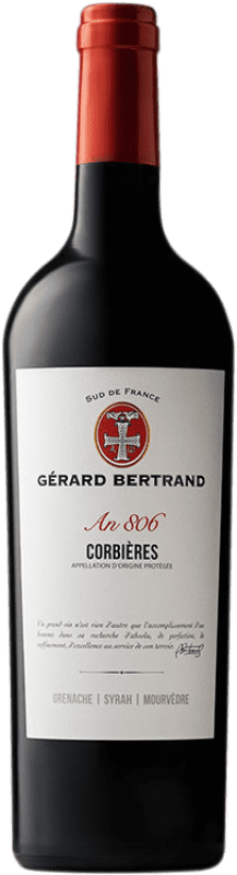15,95 € Envoi gratuit | Vin rouge Gérard Bertrand Héritage A.O.C. Corbières Languedoc-Roussillon France Syrah, Grenache, Mourvèdre Bouteille 75 cl