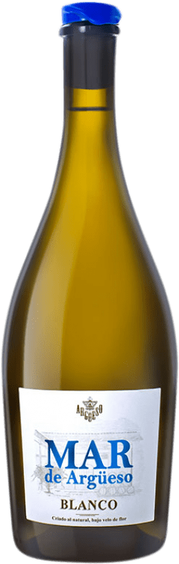 12,95 € Envío gratis | Vino blanco Argüeso Mar España Moscatel de Alejandría, Listán Blanco Botella 75 cl
