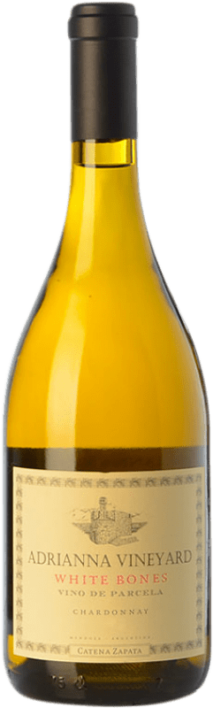 93,95 € Free Shipping | White wine Catena Zapata Adrianna Vineyard White Bones Aged I.G. Valle de Uco Uco Valley Argentina Chardonnay Bottle 75 cl