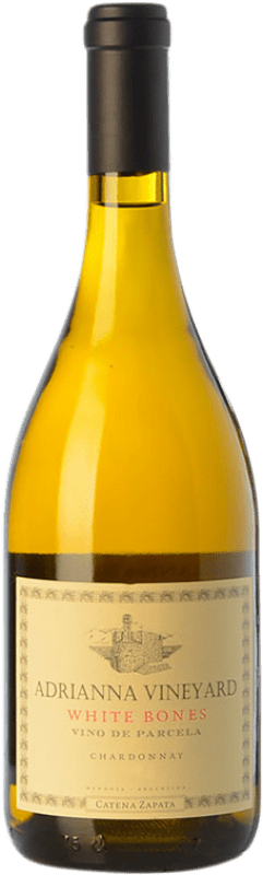 103,95 € Envío gratis | Vino blanco Catena Zapata Adrianna Vineyard White Bones Crianza I.G. Valle de Uco Valle de Uco Argentina Chardonnay Botella 75 cl
