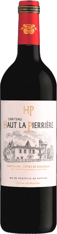 14,95 € Free Shipping | Red wine Château La Pierrière A.O.C. Côtes de Castillon Aquitania France Merlot, Cabernet Sauvignon, Cabernet Franc Bottle 75 cl