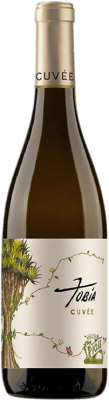 7,95 € Spedizione Gratuita | Vino bianco Tobía Cuvée D.O.Ca. Rioja La Rioja Spagna Viura, Grenache Bianca, Chardonnay, Tempranillo Bianco, Sauvignon Bianca Bottiglia 75 cl