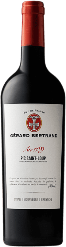 19,95 € Envoi gratuit | Vin Rouge Gérard Bertrand Héritage Occitania France Syrah, Garnacha — Grenache, Mourvèdre Bouteille 75 cl