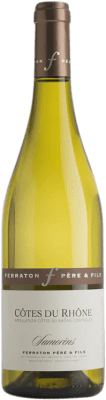 14,95 € Бесплатная доставка | Белое вино Ferraton Père Samorëns Blanc A.O.C. Côtes du Rhône Рона Франция Grenache White, Roussanne, Viognier, Clairette Blanche бутылка 75 cl