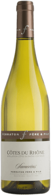 15,95 € Envío gratis | Vino Blanco Ferraton Père Samorëns A.O.C. Côtes du Rhône Rhône Francia Garnacha, Roussanne, Viognier, Clairette 75 cl