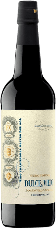 27,95 € Free Shipping | Sweet Wine Villa Puri PX Viejo — Old D.O. Montilla-Moriles Andalusia Spain Pedro Ximénez Bottle 75 cl