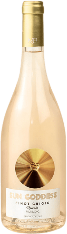 17,95 € 免费送货 | 玫瑰酒 Fantinel Sun Goddess Ramato D.O.C. Friuli 弗留利 - 威尼斯朱利亚 意大利 Pinot Grey 瓶子 75 cl