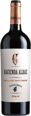 12,95 € Spedizione Gratuita | Vino rosso Hacienda Albae Grand I.G.P. Vino de la Tierra de Castilla Castilla-La Mancha Spagna Cabernet Sauvignon Bottiglia 75 cl