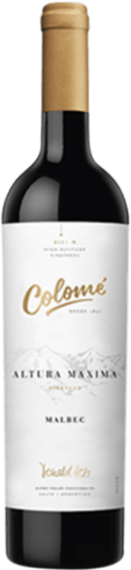 108,95 € Free Shipping | Red wine Amalaya Colomé Altura Máxima Salta Aged Argentina Malbec Bottle 75 cl