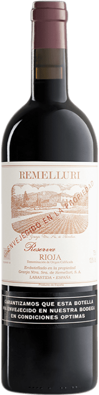 38,95 € Free Shipping | Red wine Ntra. Sra. de Remelluri Envejecido en la Propiedad Reserve D.O.Ca. Rioja The Rioja Spain Tempranillo, Grenache, Graciano Bottle 75 cl