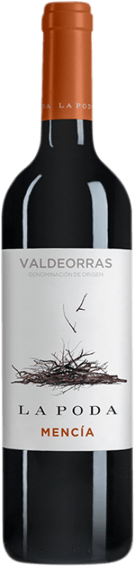 15,95 € Envio grátis | Vinho tinto Caserío de Dueñas La Poda D.O. Valdeorras Galiza Espanha Mencía Garrafa 75 cl