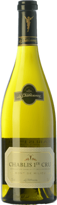 72,95 € Envio grátis | Vinho branco La Chablisienne Mont de Milieu A.O.C. Chablis Premier Cru Borgonha França Chardonnay Garrafa 75 cl