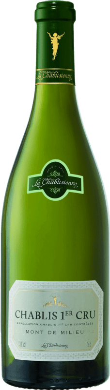 55,95 € Envoi gratuit | Vin Blanc La Chablisienne Mont de Milieu 1er Premier Cru A.O.C. Chablis Bourgogne France Chardonnay Bouteille 75 cl