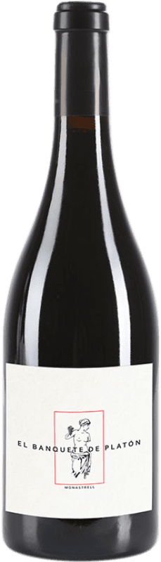 9,95 € 免费送货 | 红酒 Jorge Piernas El Banquete de Platón 西班牙 Monastrell 瓶子 75 cl