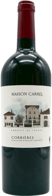 29,95 € Бесплатная доставка | Красное вино Jeff Carrel A.O.C. Corbières Лангедок-Руссильон Франция Syrah, Grenache, Carignan, Cinsault бутылка Магнум 1,5 L