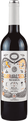 27,95 € 免费送货 | 红葡萄酒 Casa Primicia Carravalseca 珍藏 D.O.Ca. Rioja 拉里奥哈 西班牙 Tempranillo — 丹魄 Eco — 生态 有机 天然 75 cl