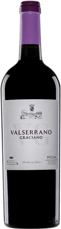 28,95 € Kostenloser Versand | Rotwein La Marquesa Valserrano Reserve D.O.Ca. Rioja La Rioja Spanien Graciano Flasche 75 cl