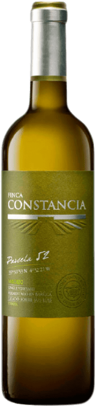 7,95 € 免费送货 | 白酒 Finca Constancia Parcela 52 Barrica 岁 西班牙 Verdejo 瓶子 75 cl