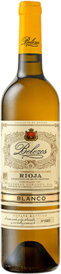 11,95 € Envio grátis | Vinho Branco Zugober Belezos Fermentado en Barrica D.O.Ca. Rioja País Basco Espanha Viura 75 cl