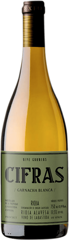 15,95 € 送料無料 | 白ワイン Exeo Cifras Blanco D.O.Ca. Rioja バスク国 スペイン Grenache White ボトル 75 cl