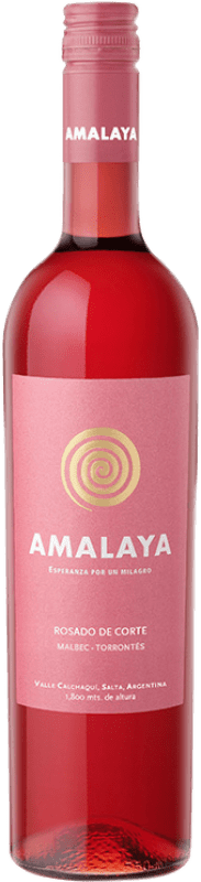 9,95 € Envío gratis | Vino Rosado Amalaya Corte Salta Argentina Malbec, Torrontés 75 cl