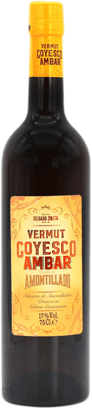 15,95 € Free Shipping | Vermouth Delgado Zuleta Goyesco Ámbar Spain Palomino Fino Bottle 75 cl