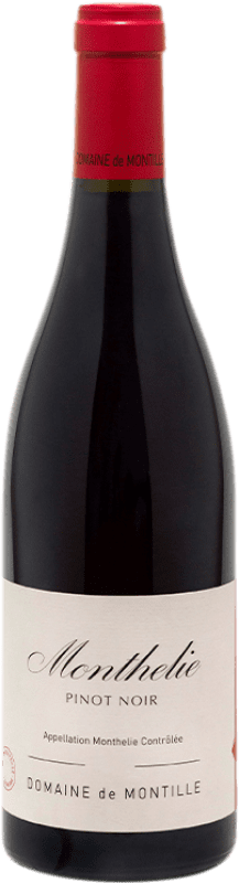 45,95 € 免费送货 | 红酒 Montille A.O.C. Monthélie 勃艮第 法国 Pinot Black 瓶子 75 cl