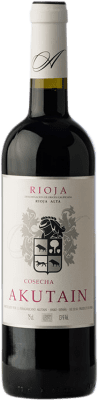 9,95 € Free Shipping | Red Wine Akutain Cosecha — Harvest D.O.Ca. Rioja The Rioja Spain Tempranillo 75 cl