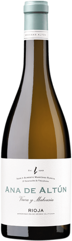 18,95 € 送料無料 | 白ワイン Altún Ana Crianza — クリアンサ D.O.Ca. Rioja ラ・リオハ スペイン Viura — ヴィウラ, Malvasia — マルヴァジア ボトル 75 cl