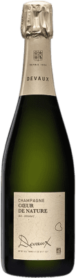 56,95 € Бесплатная доставка | Белое игристое Devaux Cœur de Nature Bio A.O.C. Champagne шампанское Франция Pinot Black бутылка 75 cl