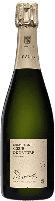 59,95 € Spedizione Gratuita | Spumante bianco Devaux Cœur de Nature Bio A.O.C. Champagne champagne Francia Pinot Nero Bottiglia 75 cl