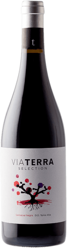 18,95 € Envío gratis | Vino Tinto Edetària Via Terra Selection — Selección Joven D.O. Terra Alta Cataluña España Garnacha Botella 75 cl