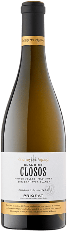 27,95 € 送料無料 | 白ワイン Costers del Priorat Blanc de Closos Crianza — クリアンサ D.O.Ca. Priorat カタロニア スペイン Garnacha — グルナッシュ, Xarel·lo — チャレッロ, Moscatel — マスカット ボトル 75 cl