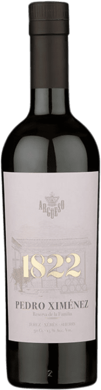 19,95 € Free Shipping | Sweet Wine Argüeso 1822 D.O. Jerez-Xérès-Sherry Andalusia Spain Pedro Ximénez Medium Bottle 50 cl