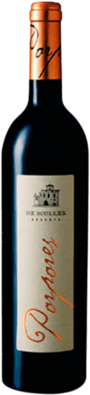 19,95 € Kostenloser Versand | Rotwein De Muller Porpores Reserve — Gereift D.O. Tarragona Katalonien Spanien Merlot, Syrah, Cabernet Sauvignon Flasche 75 cl