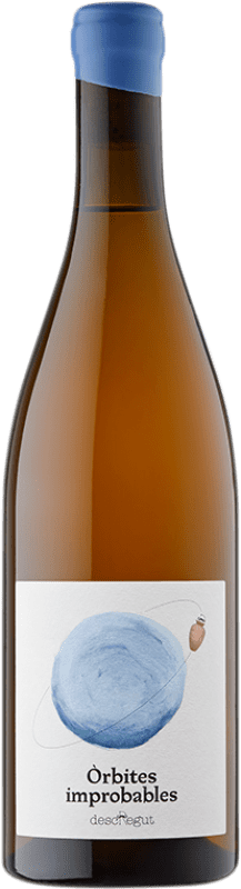 17,95 € Envío gratis | Vino Blanco Can Descregut Orbites Improbables D.O. Penedès Cataluña España Xarel·lo, Xarel·lo Vermell, Moscatel Eco — Ecológico Botella 75 cl